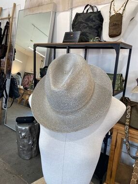 Reinhard Plank Straw Hat in Silver Gray